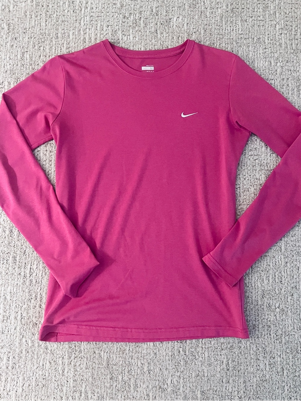 Nike Hot Pink Long Sleeve Performance Tee